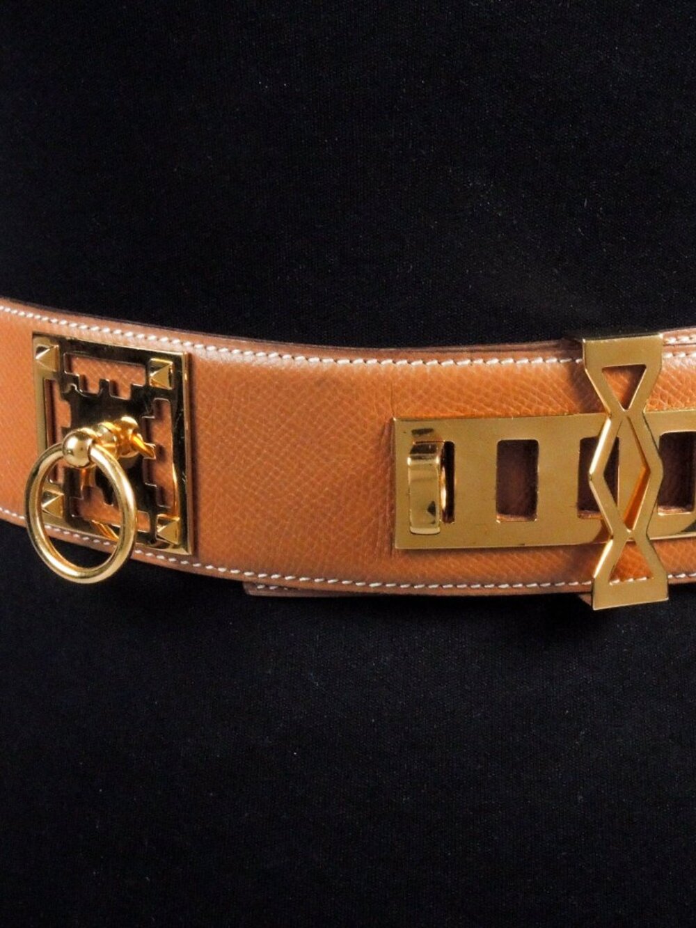 VINTAGE HERMÈS COLLIER DE CHIEN BELT - APPROX. 70CM